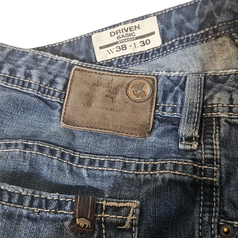 Buffalo‎ David Bitton Men's Driven Basic Stretch Blue Jeans Fit 38x29